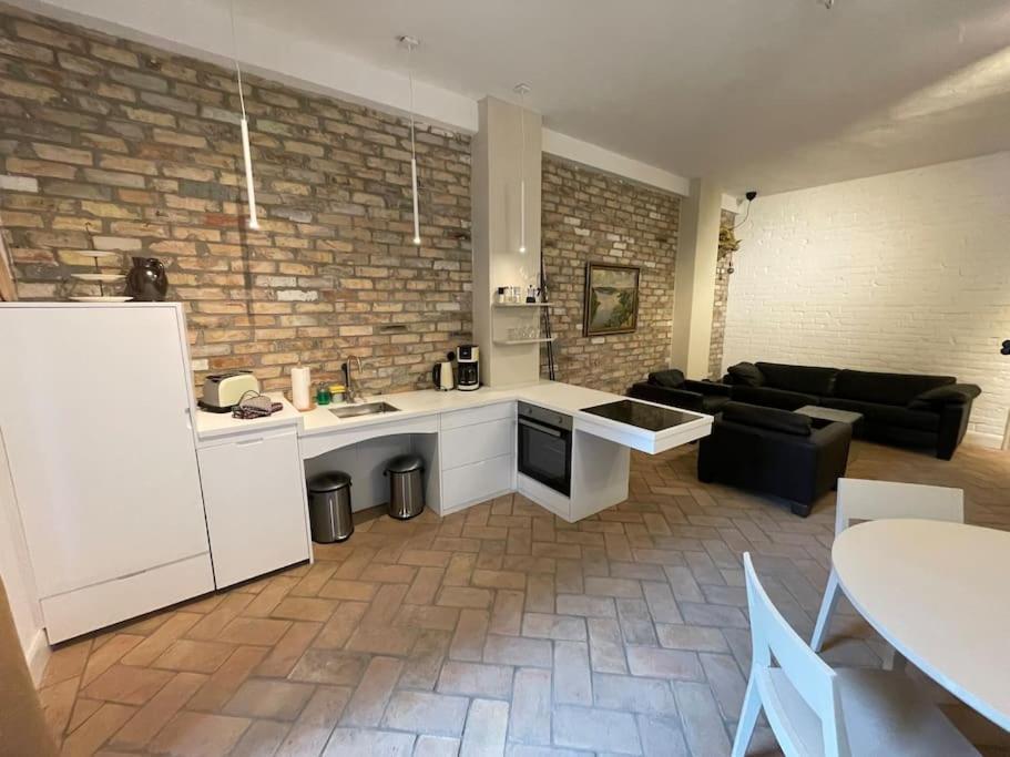 Kleine Backsteinloft Appartement Templin Buitenkant foto